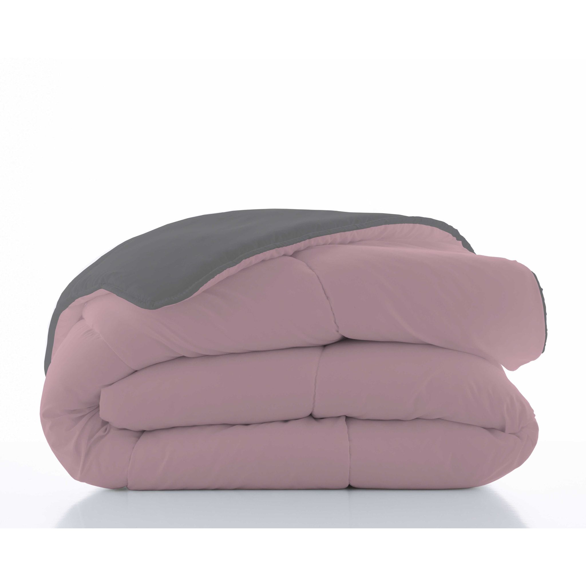 Edredón nórdico estamapado Bicolor Rosa Viejo/L.808 Gris