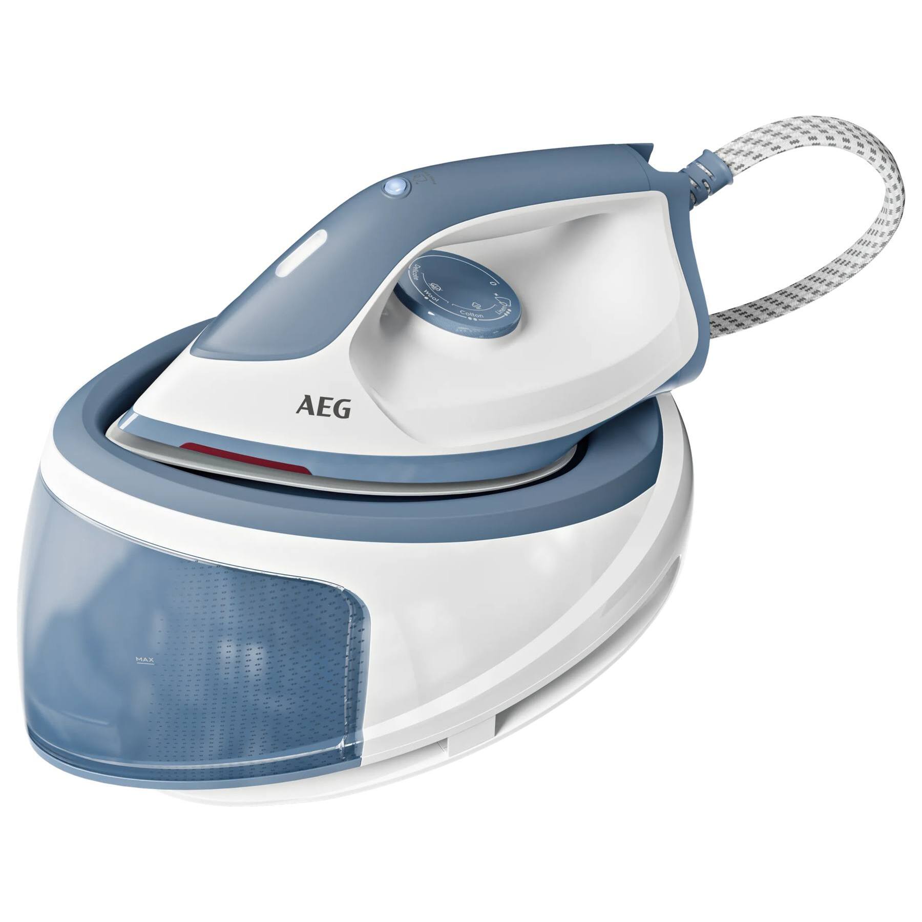 AEG Centro de planchado AEG Gentle 5000 de 2400 W y 100 g/mm de golpe de vapor ST5-1-2DB