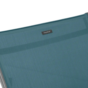 Transat "Bayamo" bleu canard & graphite en aluminium traité époxy