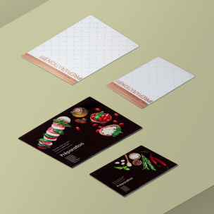 Planche à découper 40x30cm verre Scandi Nature