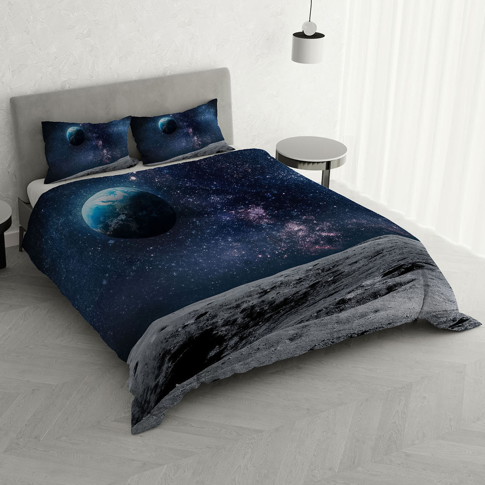 PARURE COPRIPIUMINO GOODNIGHT - STAMPA DIGITALE 100% Microfibra