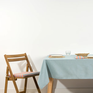 Nappe en tissu jacquard Maglia uni Eau