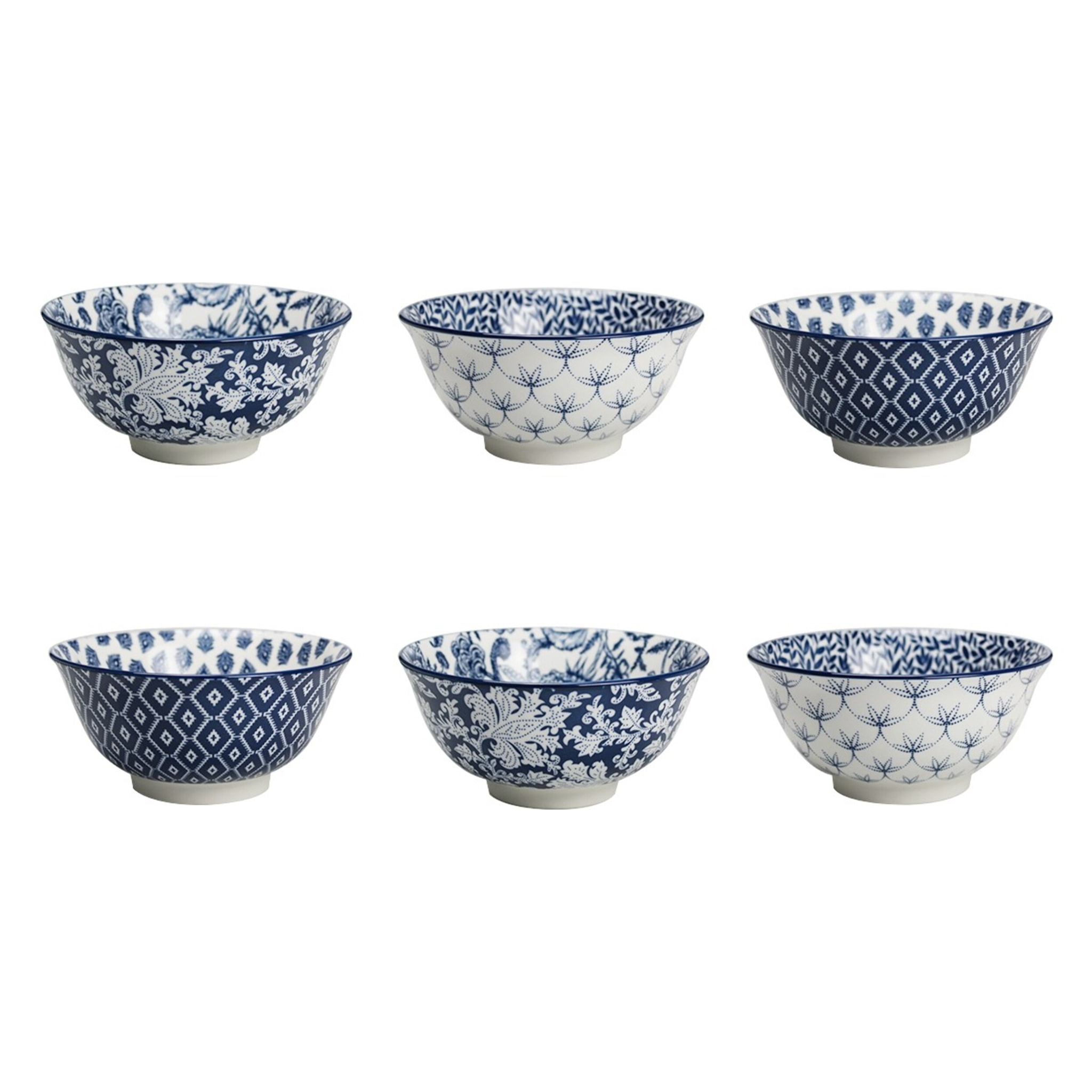 Service d'assiettes et bols 18 pièces, MAJORELLE