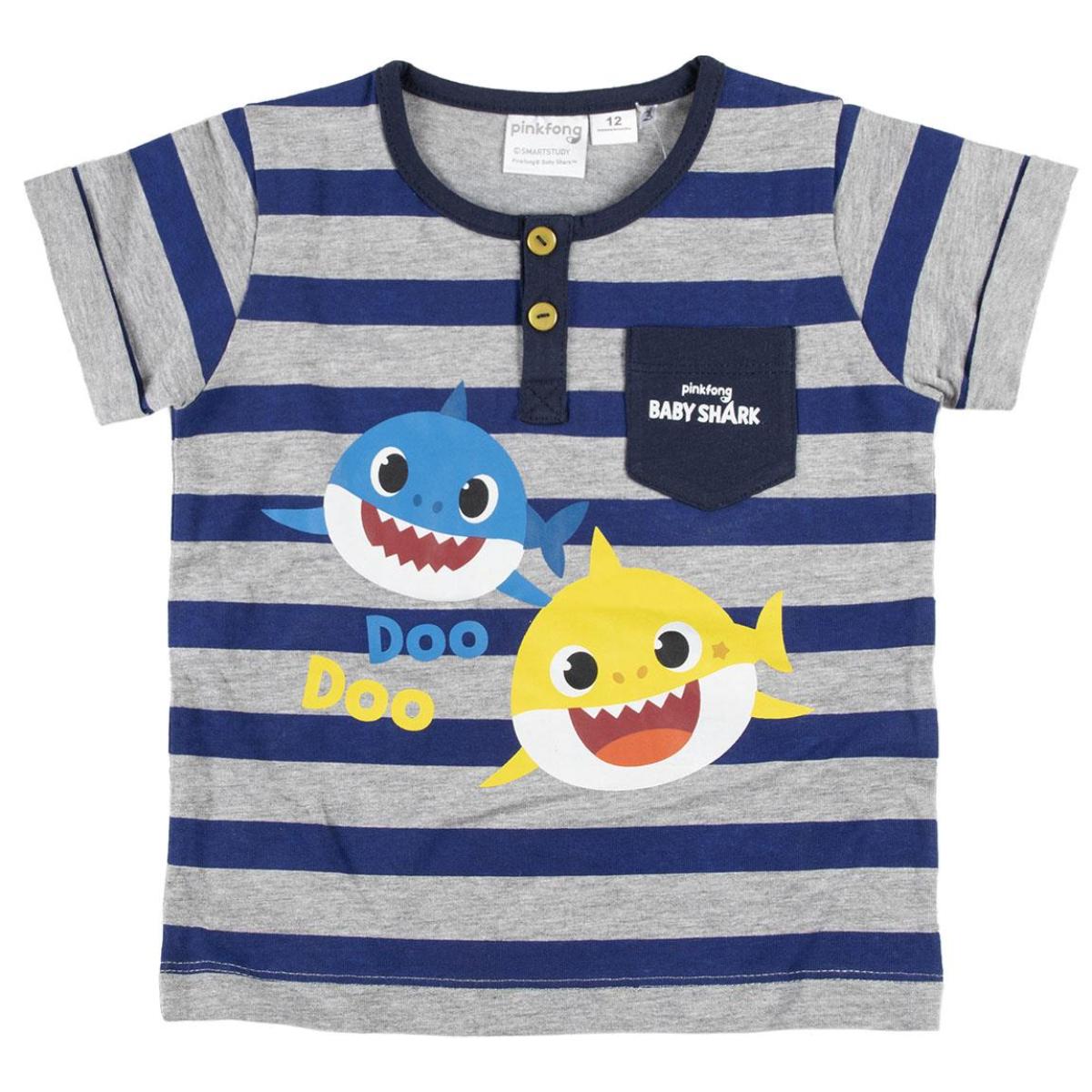 Completo Maglietta e Pantaloncino Baby Shark Lui Baby Shark Multicolor