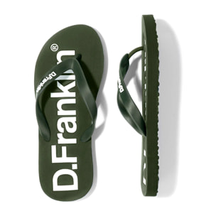 Sandalias Flip Flop Khaki D.Franklin