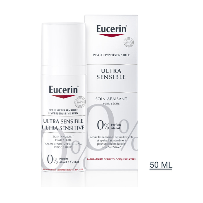 UltraSensible - Soin Calmant Nourissant Hydratant - Peaux Sèches et Sensibles - 50 ml