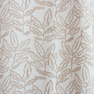 Rideau à oeillets en coton recyclé Chambray - Beige