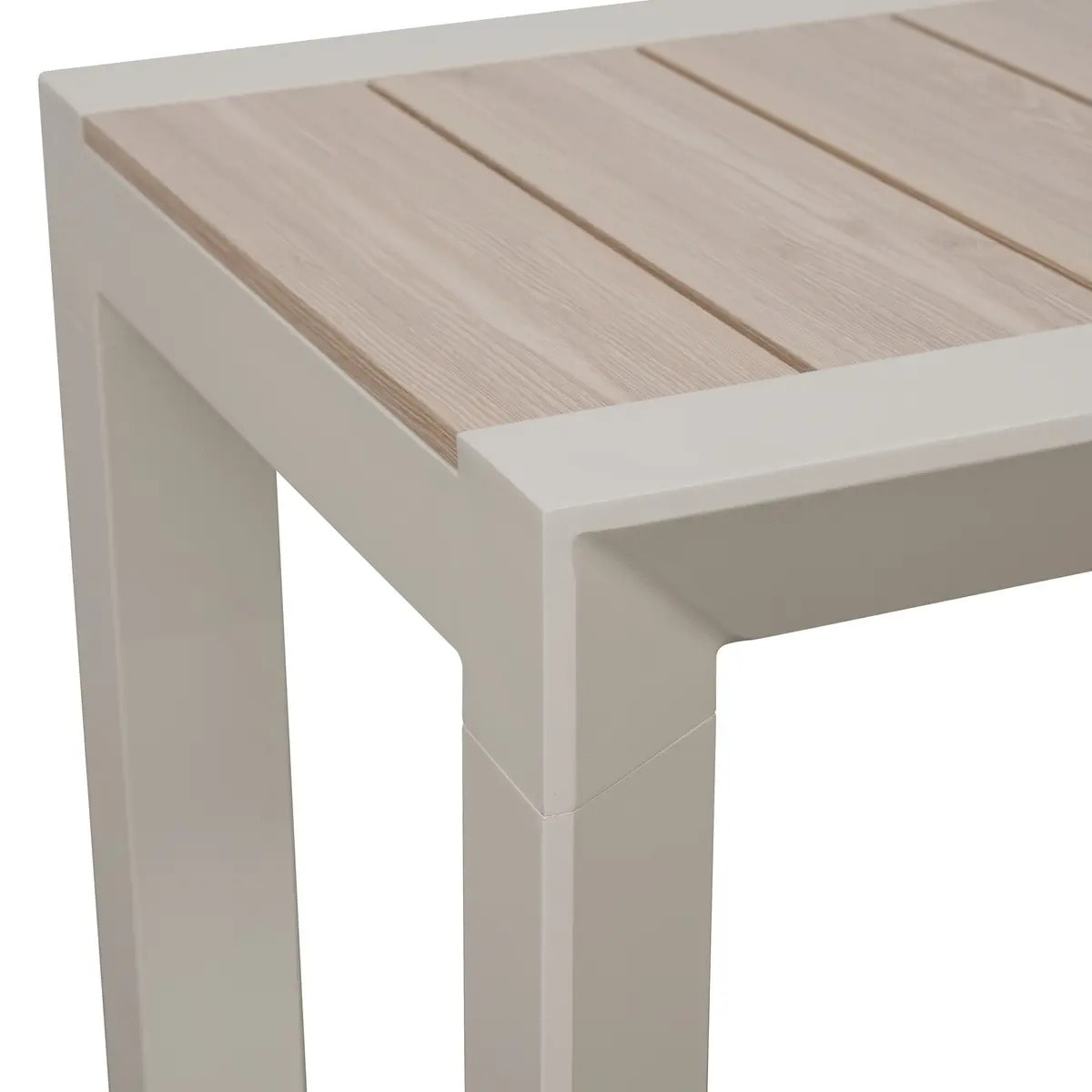 Table de jardin 2 places Evasion beige lin