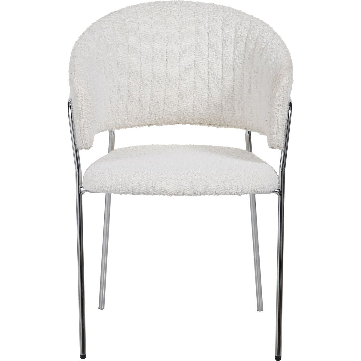 Lot de 2 chaises piètement chromé - ISYA