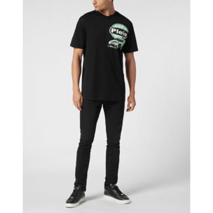 PHILIPP PLEIN T-Shirt Round Neck Ss RACING