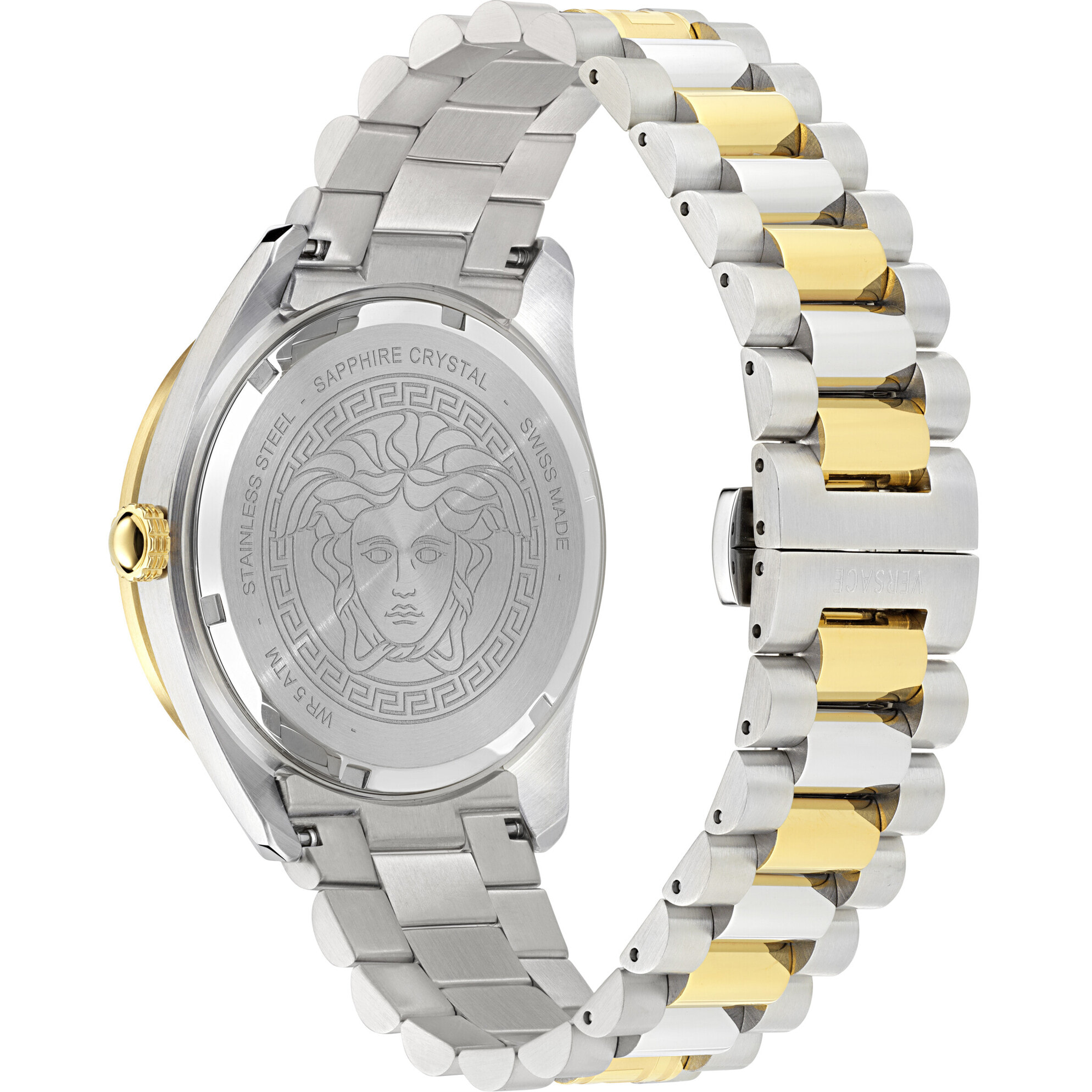 Versace Reloj Analógico De Cuarzo Timeless.v.dome(Wc-8E)