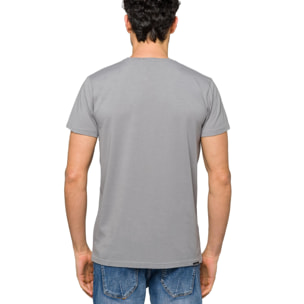 T-shirt in cotone 150 gr Hot Buttered Tikisurf Grigio Chiaro