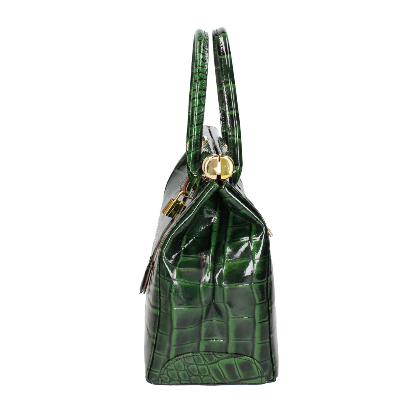 Borsa a mano da donna - Modello Delfina - Vera pelle - 32.0 x 28.0 x 15.0 cm