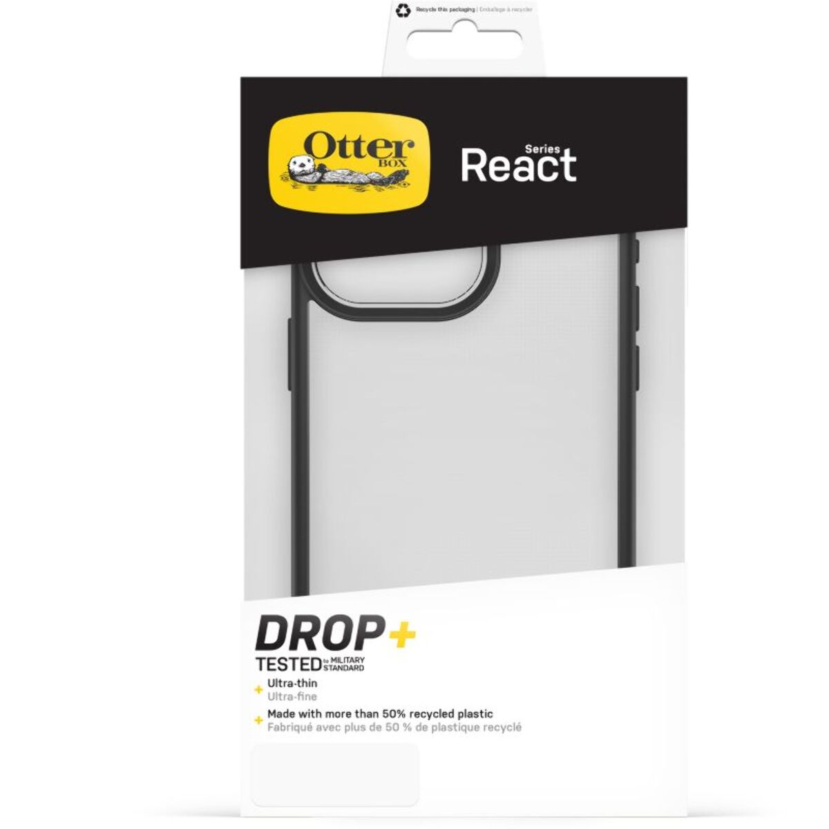 Coque OTTERBOX iPhone 15 Pro Max React Black