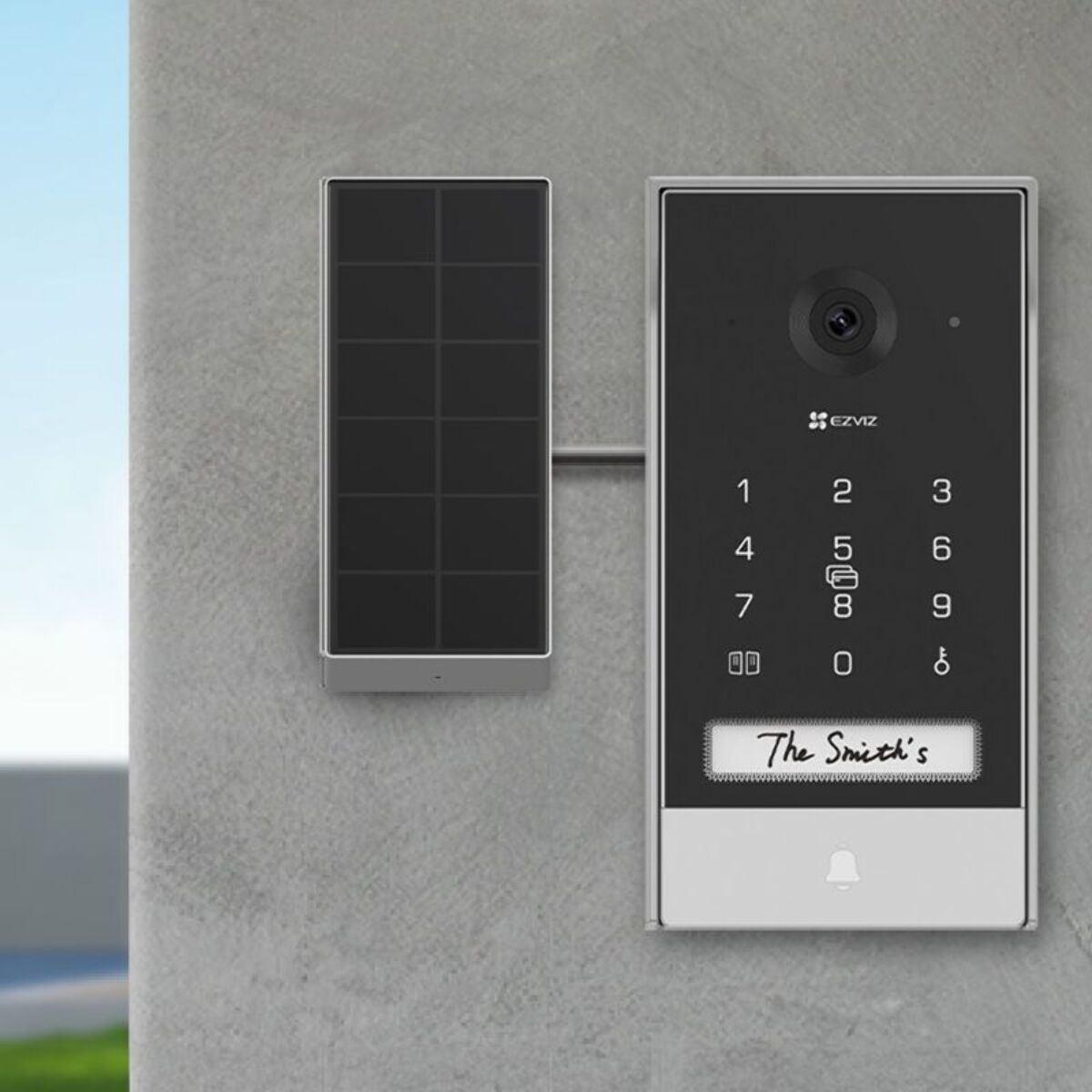 Visiophone connecté EZVIZ EP7-2K/Connecté ss fil+ panneau solaire