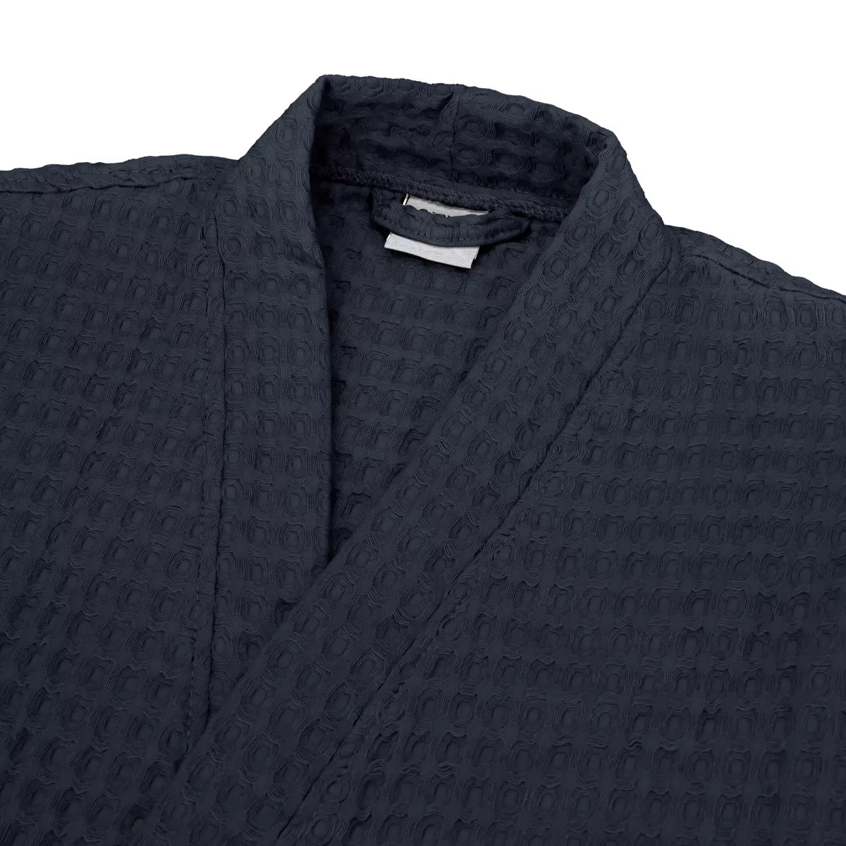Peignoir homme pur coton 240 g/m² nid d'abeille marine Detente navy