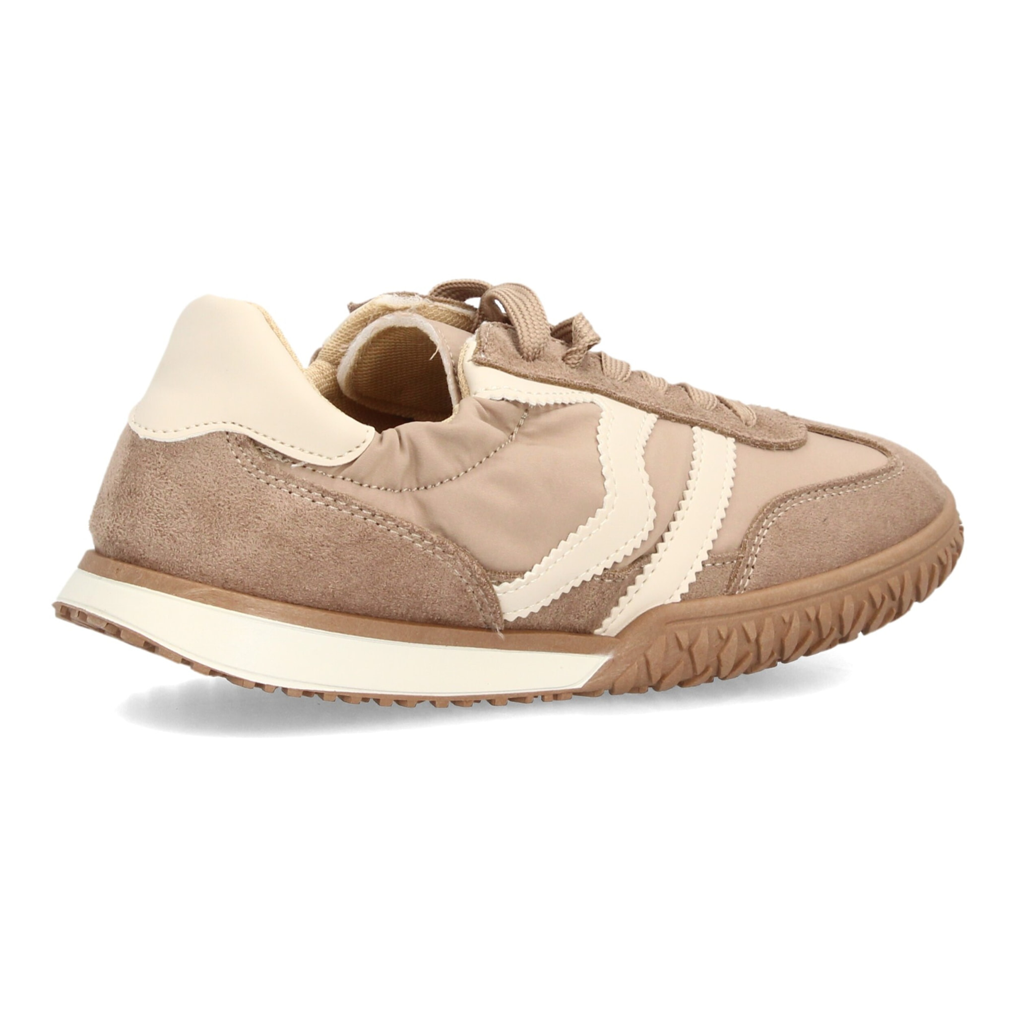 Zapatillas casual retro con cordones y elástico para mujer