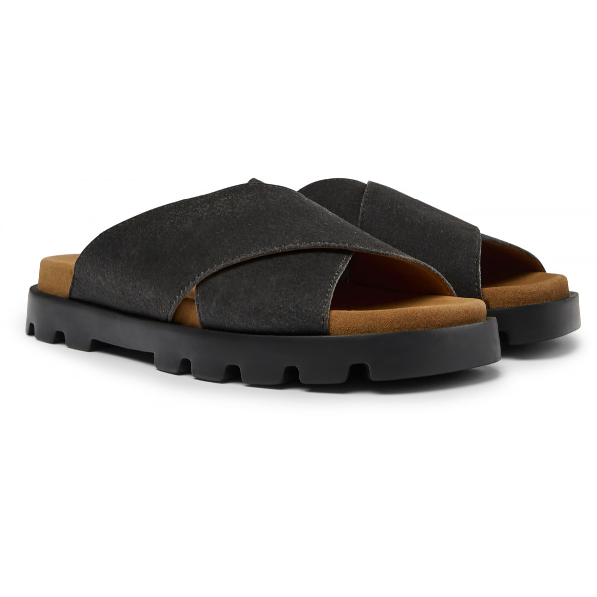 Sandalias - CAMPER Brutus - Gris - Cuero Vegetal