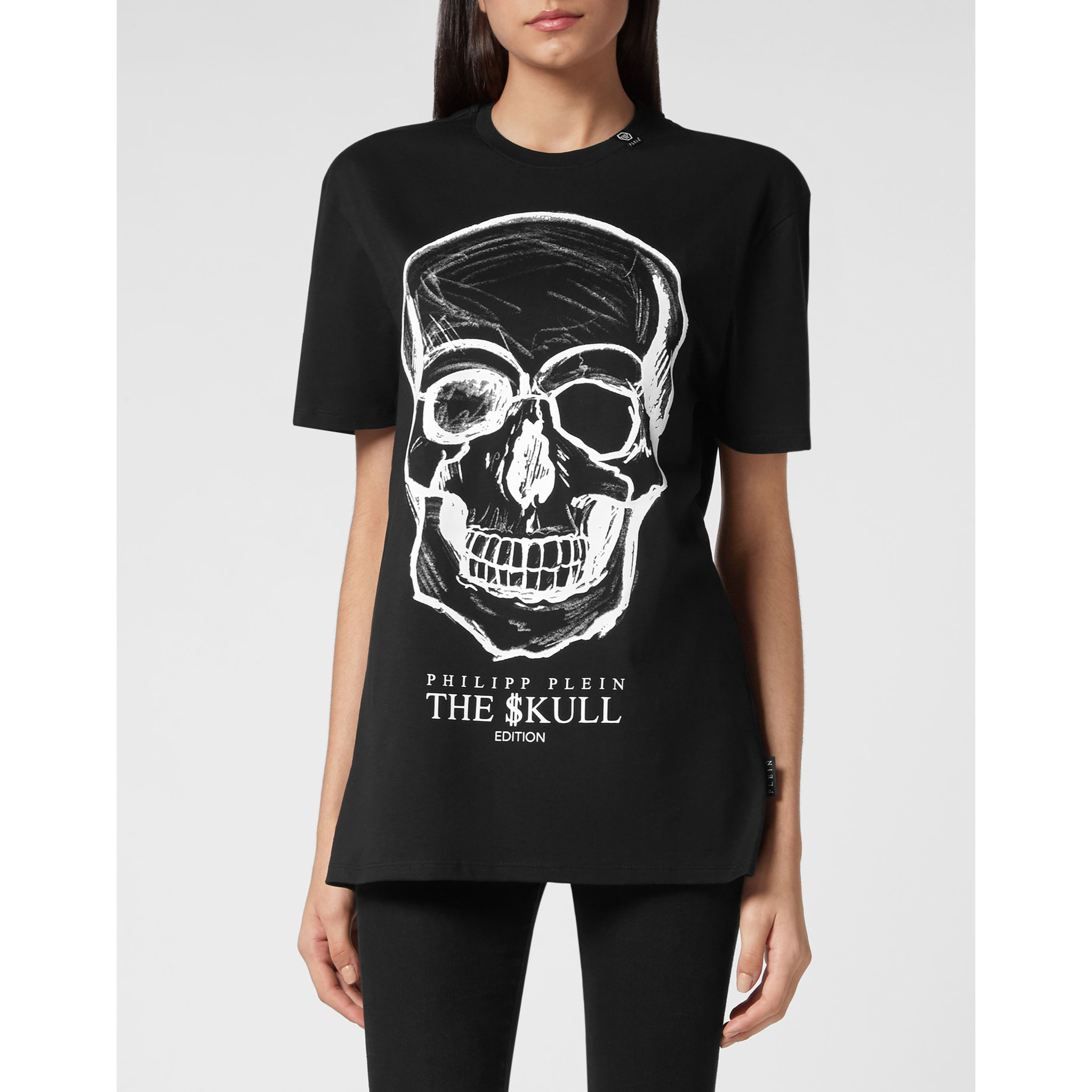 PHILIPP PLEIN Camiseta Cuello Redondo SKULL