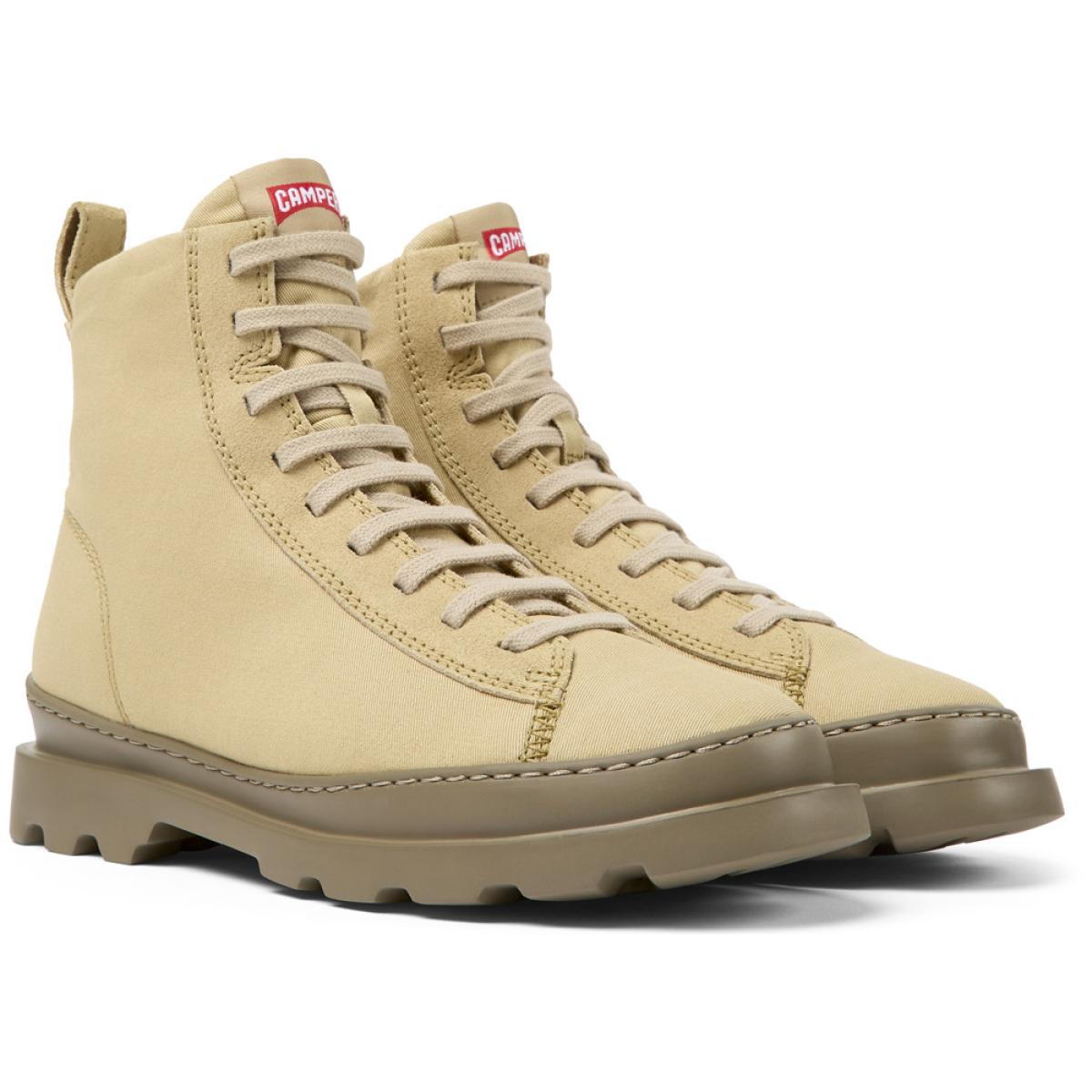 CAMPER Brutus - Stivalett al Ginocchio Beige Donna