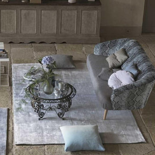 Tapis salon et chambre fait main en viscose motif simple ULUL