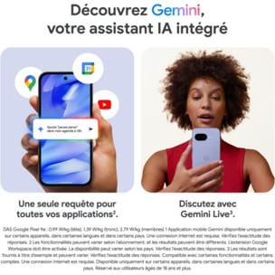 Smartphone GOOGLE Pixel 9a 256go Iris