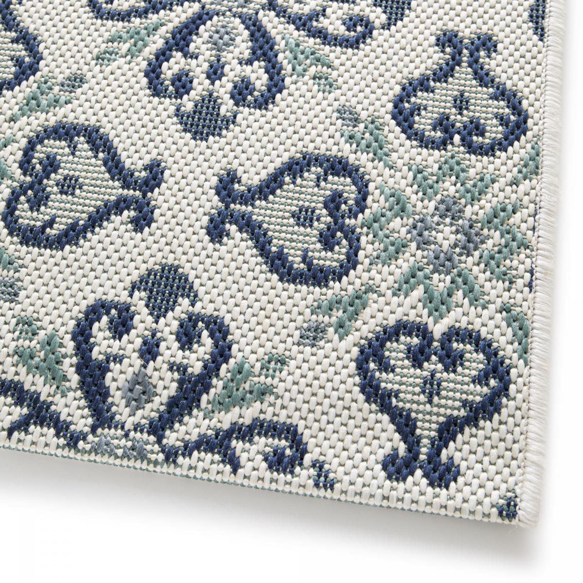 Tapis extérieur tissé kilim rectangle LALE