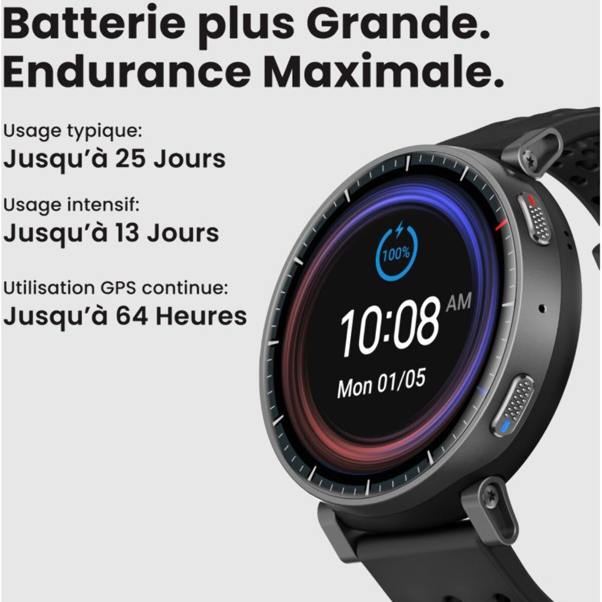 Montre sport AMAZFIT Active Max Black