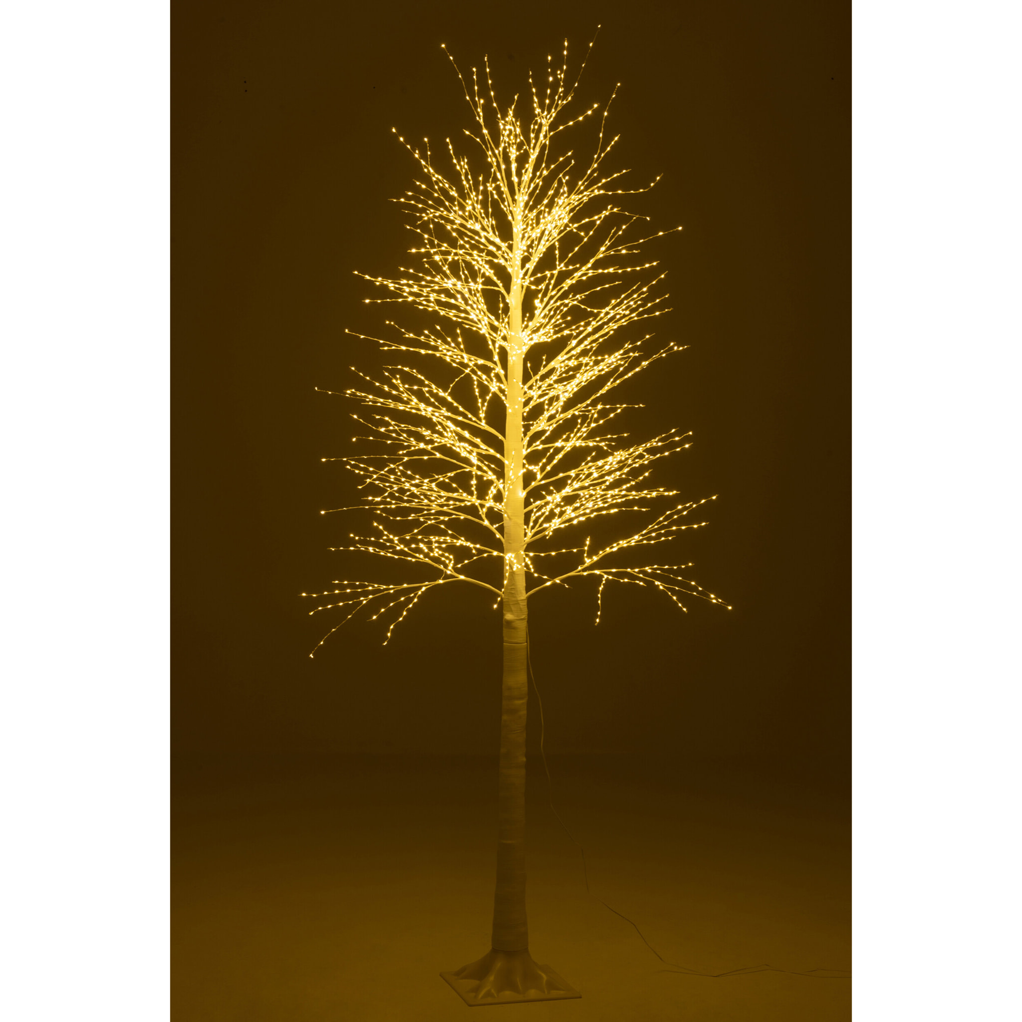 J-Line décoration Arbre 2000 Led - métal - blanc - large - LED