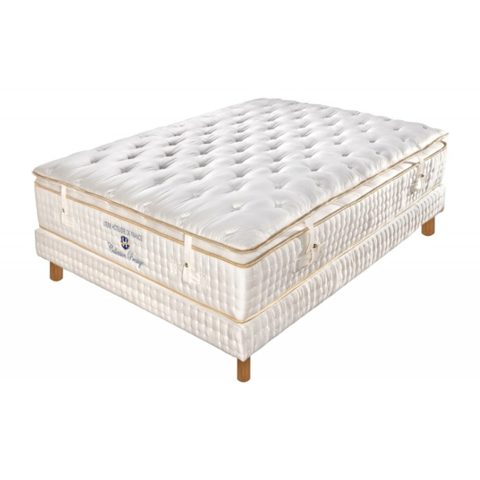 ENSEMBLE Prestige - Matelas 2 places + 1 Sommier