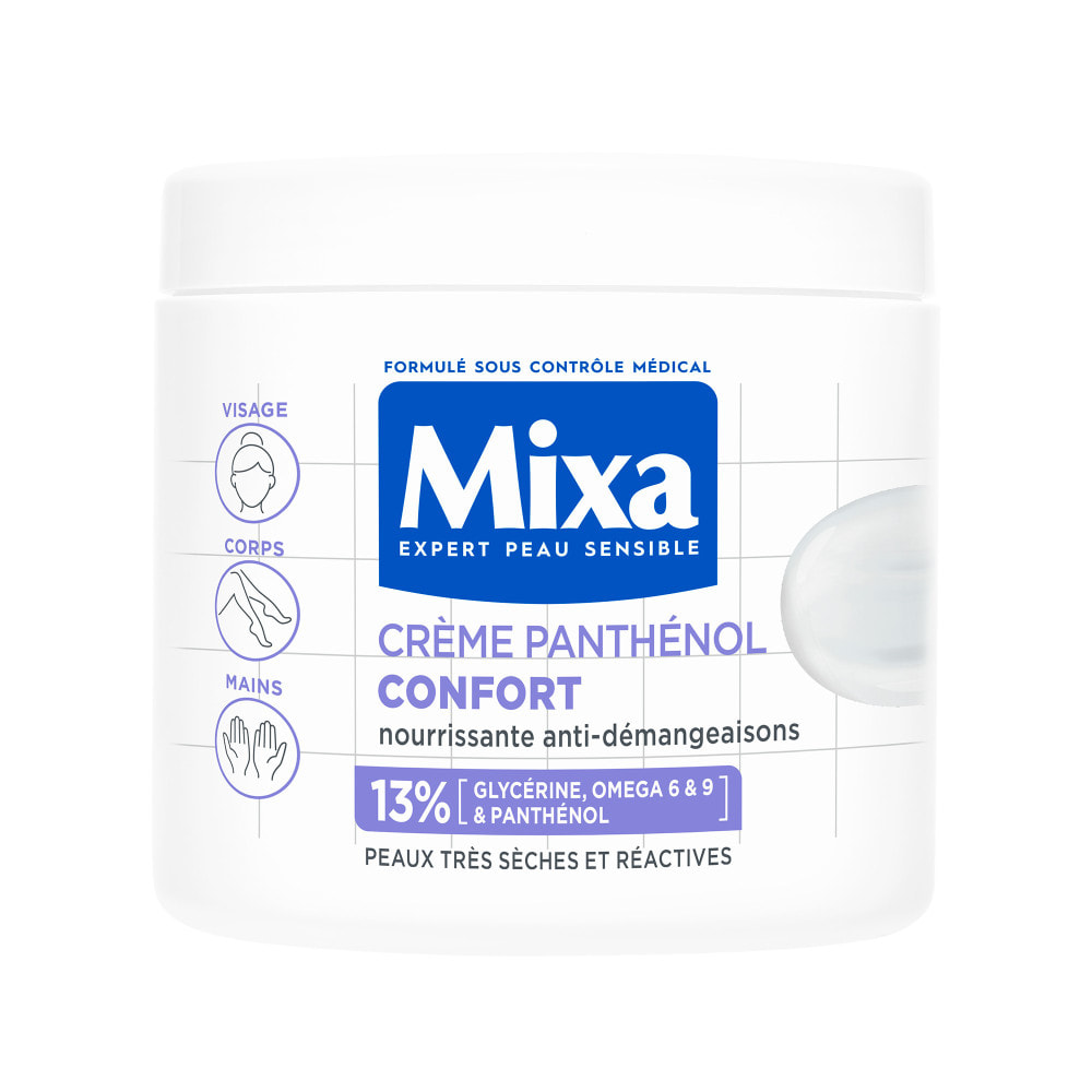 Lot de 6 - Mixa Crème Panthénol Confort 400ml