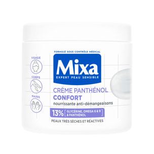 Lot de 6 - Mixa Crème Panthénol Confort 400ml