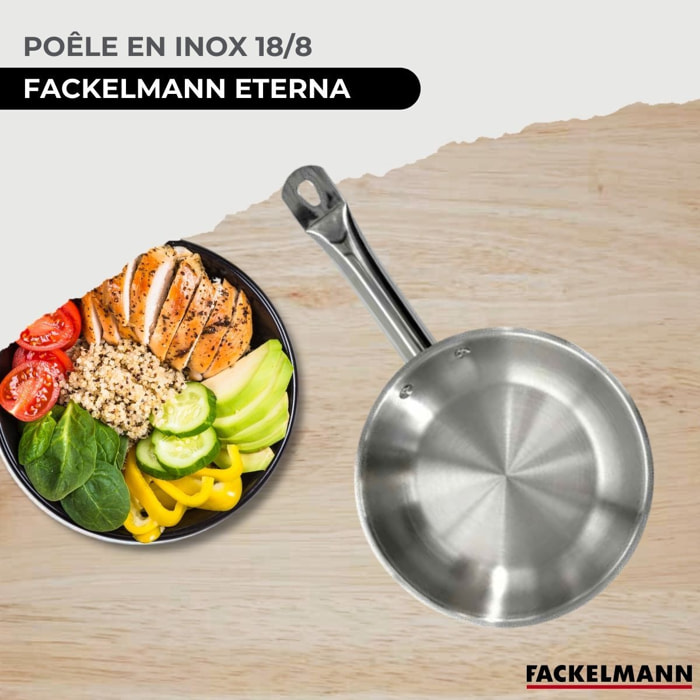 Poêle en inox Fackelmann Eterna