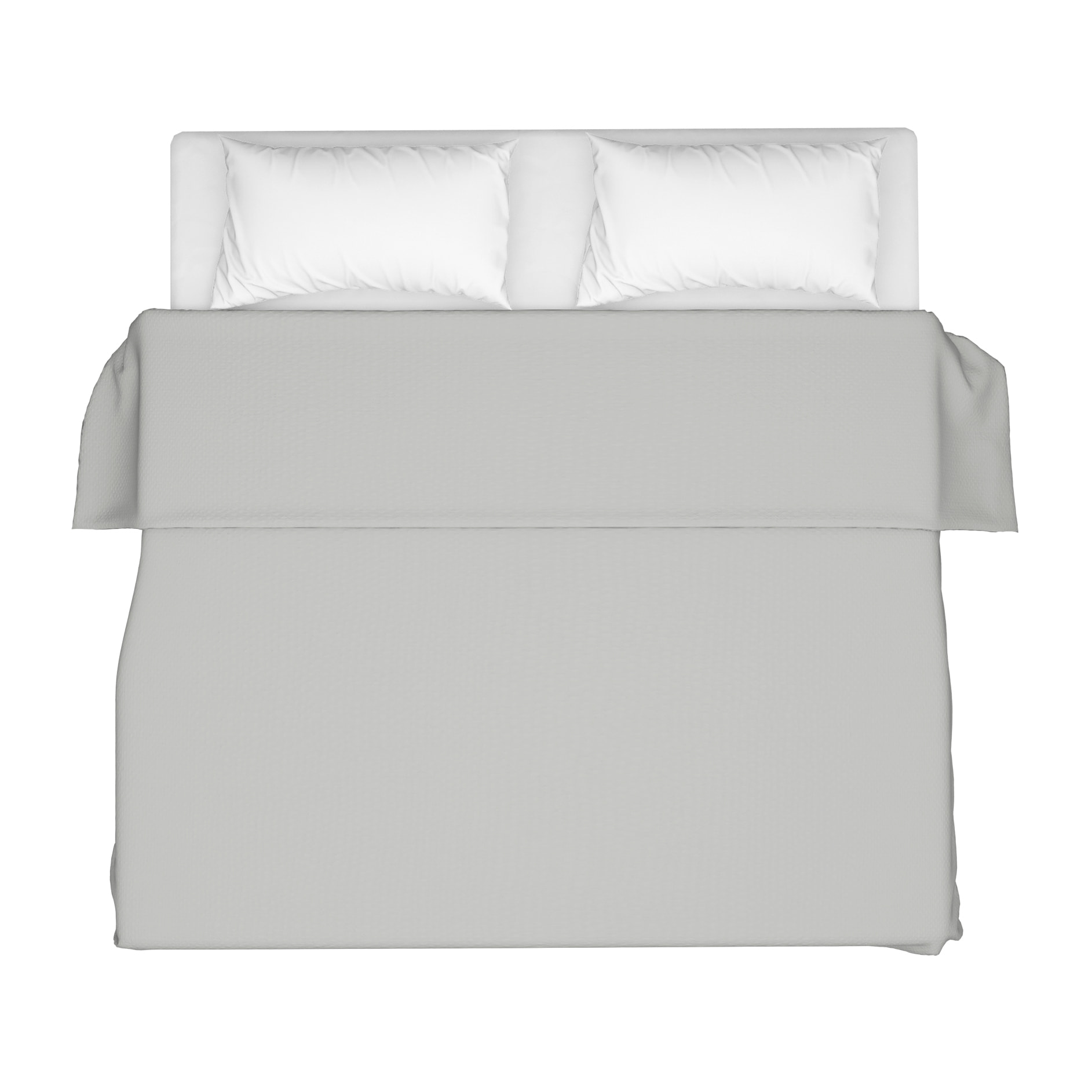 LENZUOLO SOPRA LETTO SINGOLO GRIGIO CHIARO 100% COTONE