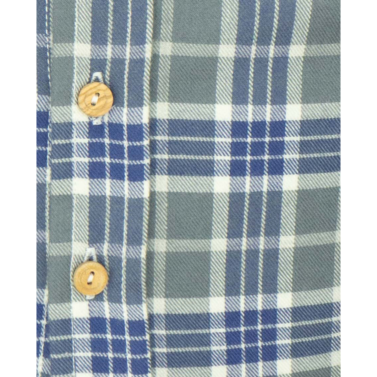 Camisa cuello camisero cuadros verde y azul