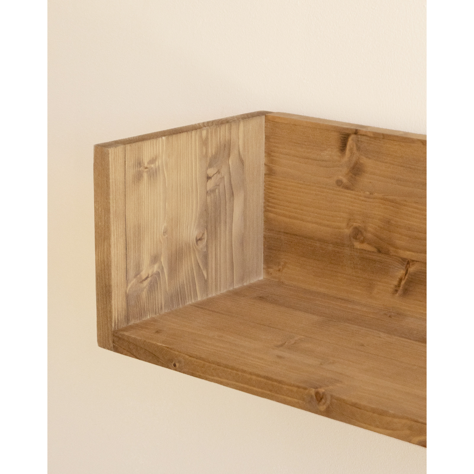 Estantería de madera maciza tono roble oscuro de varias medidas