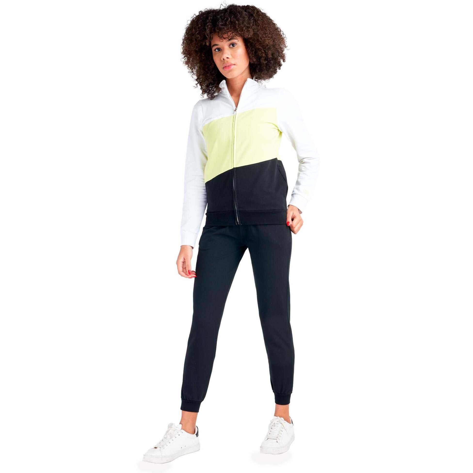 Tuta donna con collo alto e zip linea Live in Colors