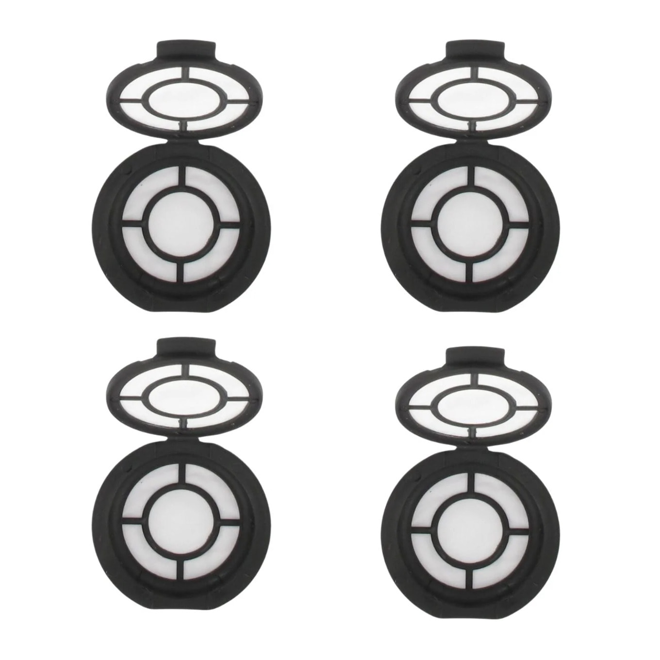Ensemble de 4 capsules à café réemployables compatibles Senseo