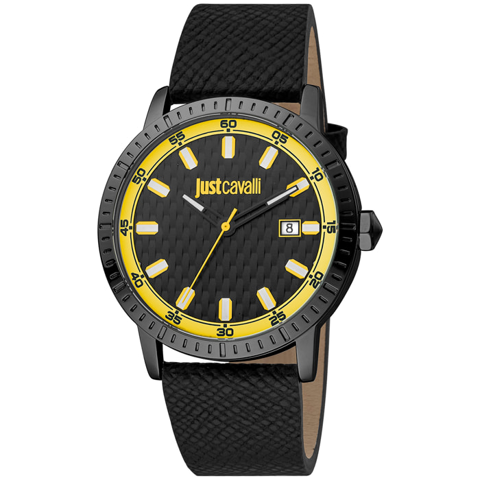 Reloj Just Cavalli JC1G216L0045 Hombre Analogico Cuarzo con Correa de Cuero