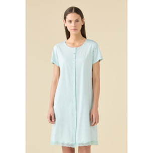 Camicia da notte donna estiva in cotone articolo essential. Noidinotte