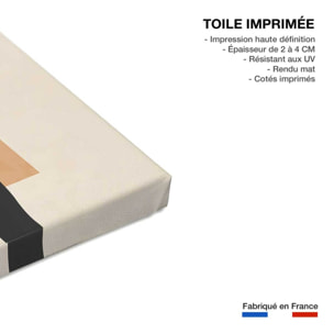 Tableau contemporain fleurs sidi  Toile imprimée