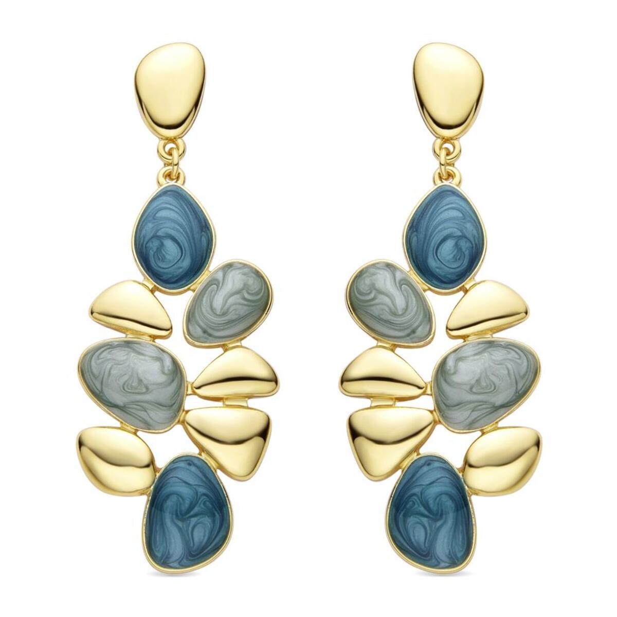 Pendientes Lux by Lux acabados oro 18k