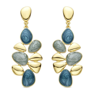 Pendientes Lux by Lux acabados oro 18k