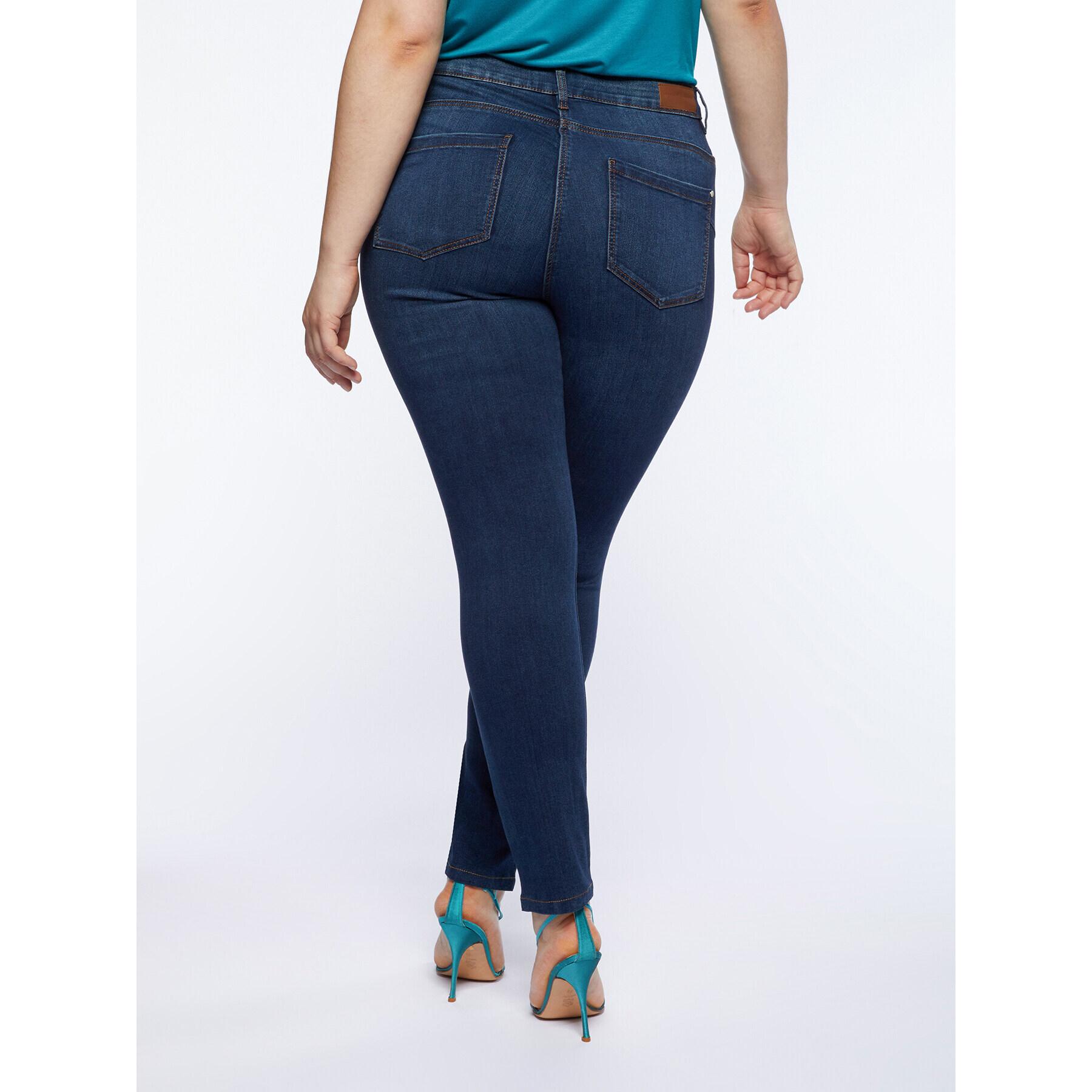 Fiorella Rubino - Jeans skinny push up modello Giada - Blu