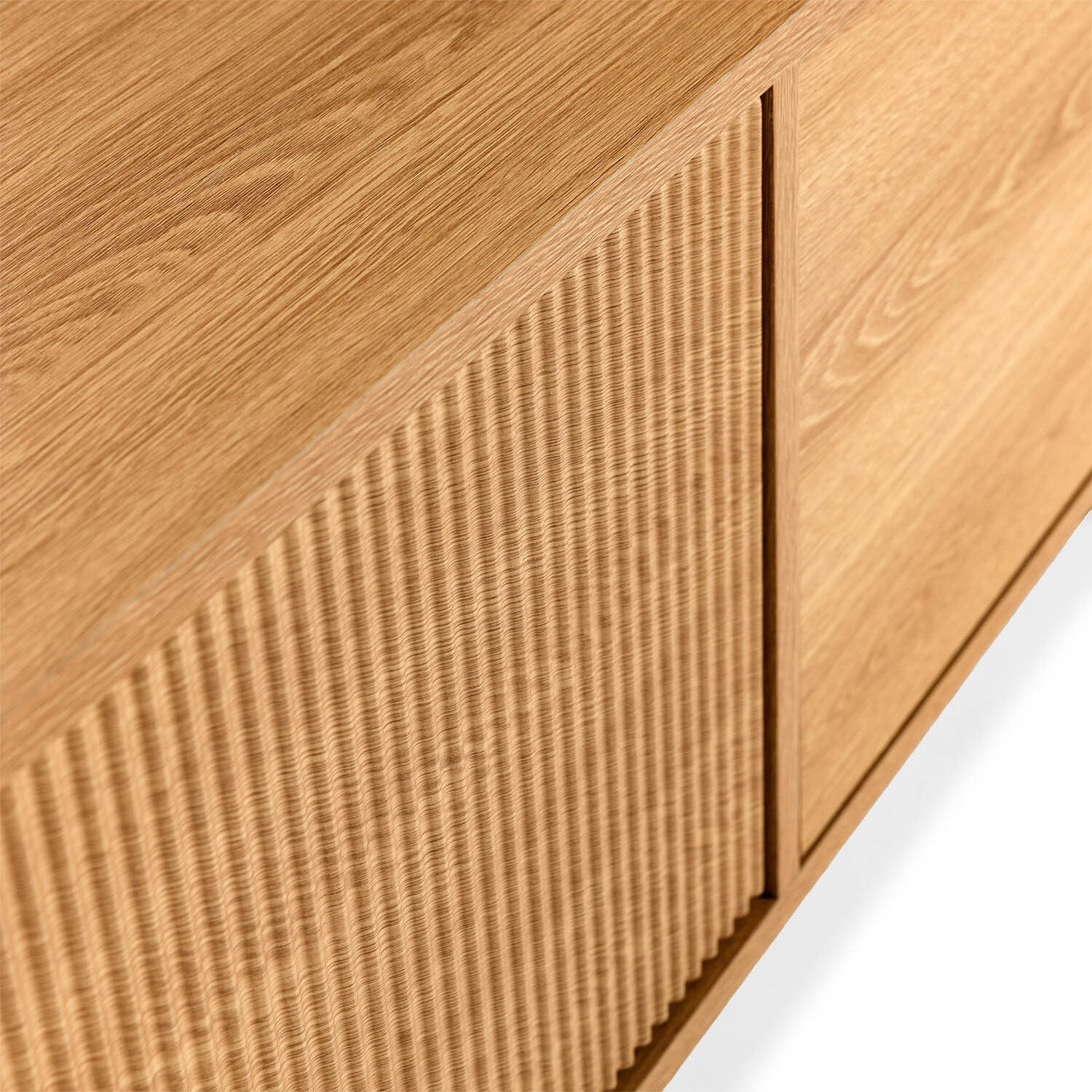 Mueble Tv Florida 3 puertas efecto Roble