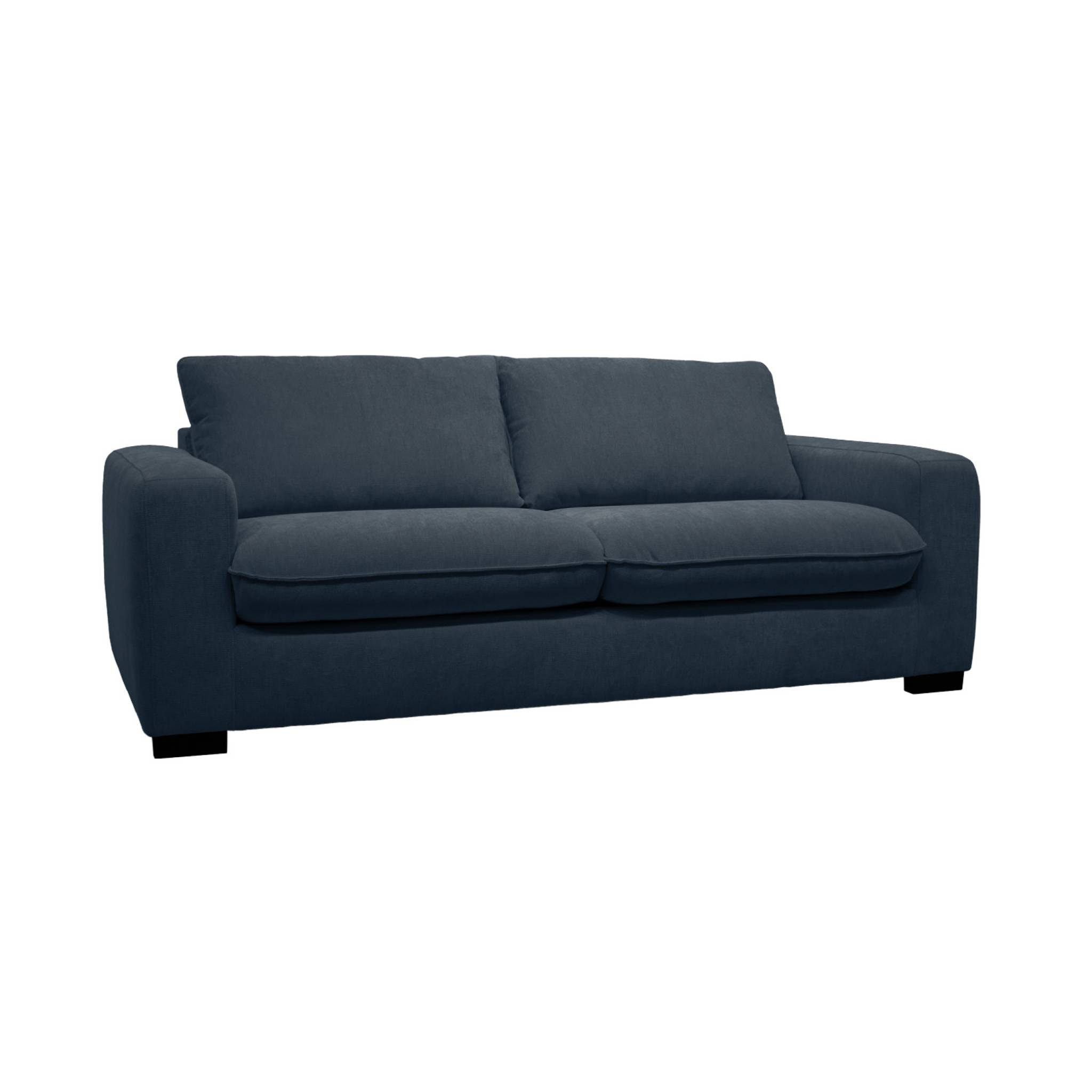 Canapé lit convertible 3 places tissu chenille avec matelas 10cm - Fabriqué en France NIDO