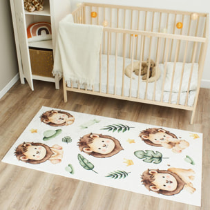 Tapis enfant tissé motif animaux KABO