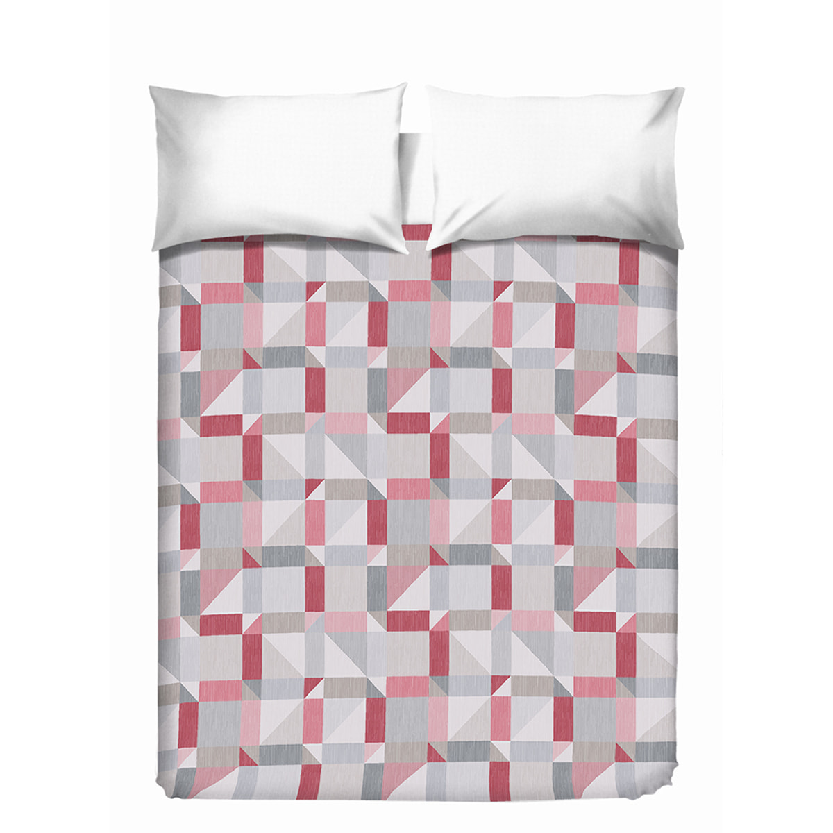 Copriletto di cotone atene rosso