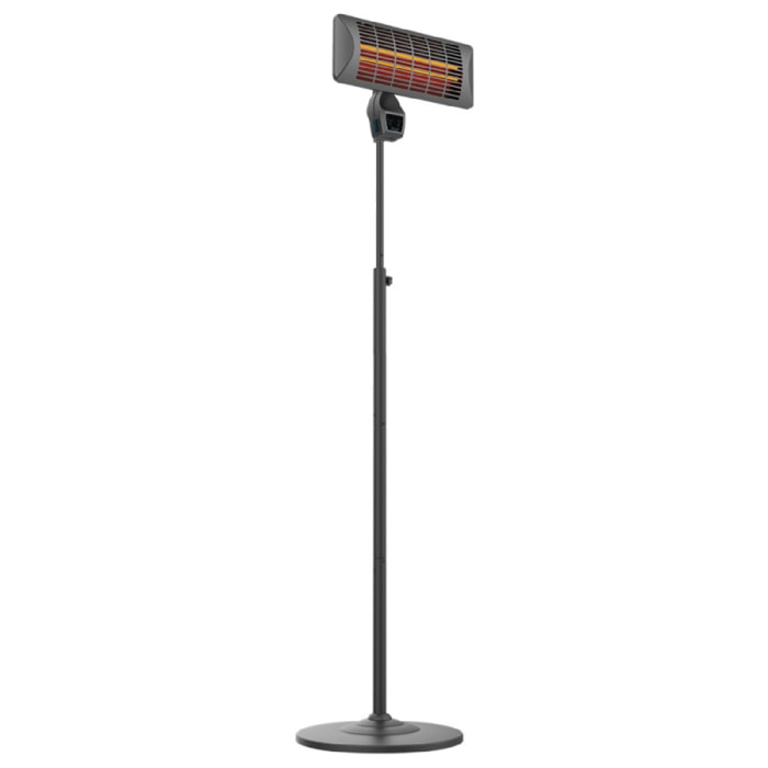 Cecotec Calefactor de exterior Calefactor halógeno ext. de pie con mando Ready W