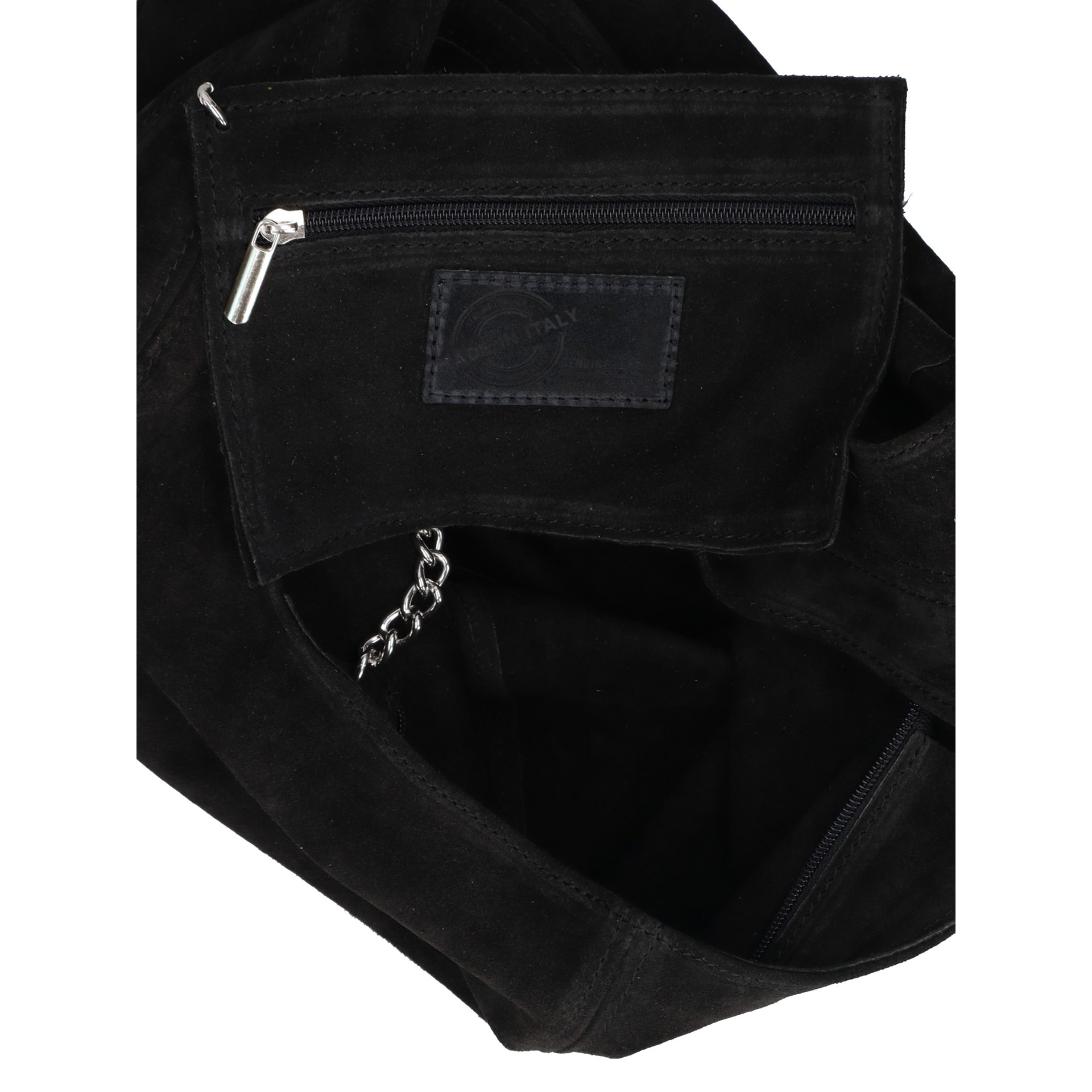 Borsa a mano da donna Made in Italy - Modello Valeria Chic - 100% pelle - 40.0 x 35.0 x 15.0 cm